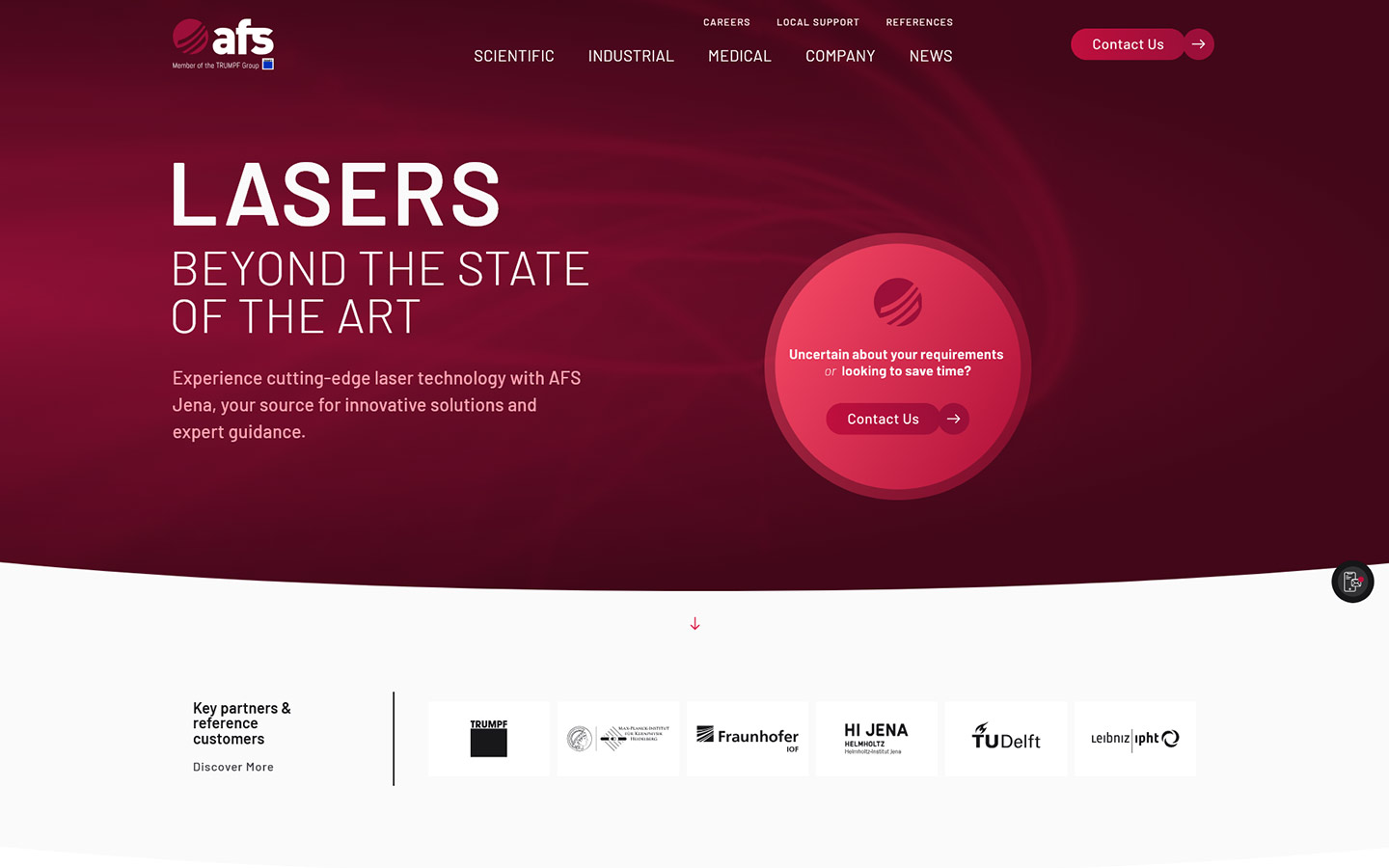 Active Fiber Systems, Laser & Photonik in Jena